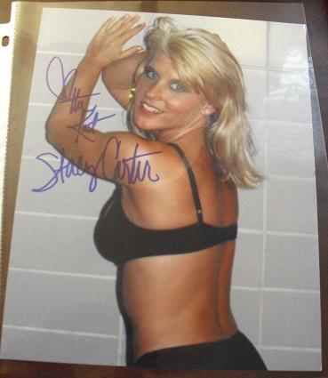 Early Stacy Carter Miss Kitty Autographed Photograph